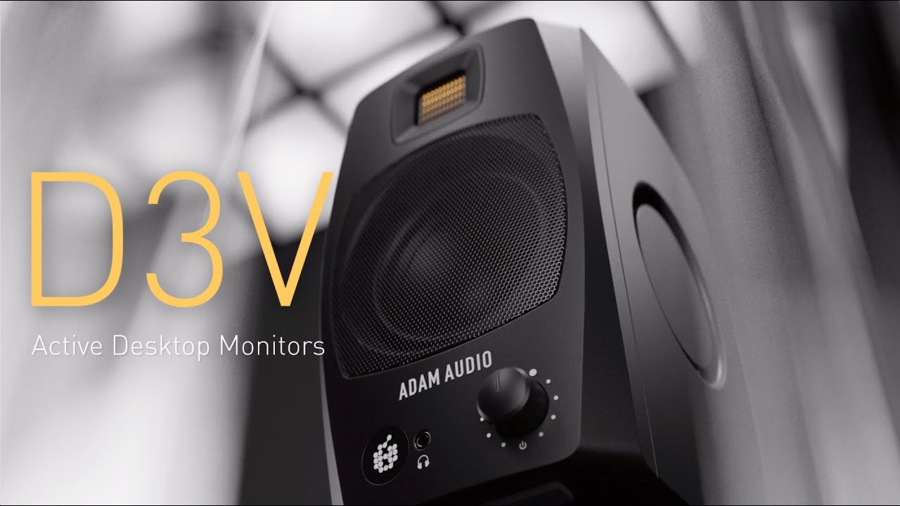 The ALL NEW ADAM Audio D3V Desktop Monitors - YouTube