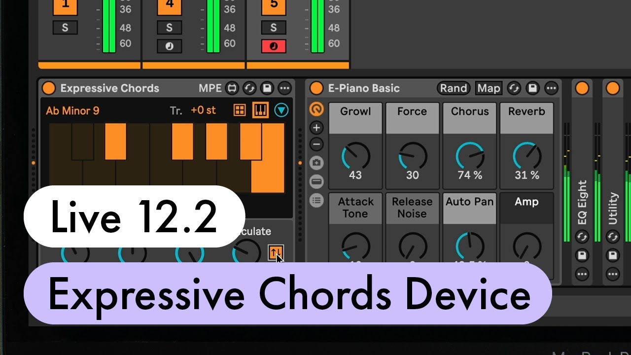 Coming in Live 12.2 – Expressive Chords - YouTube