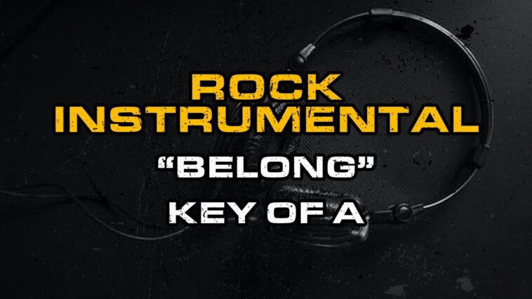 rock guitar backing track royalty free