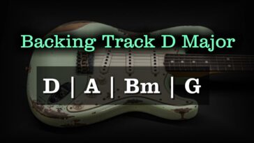 clean guitar backing track