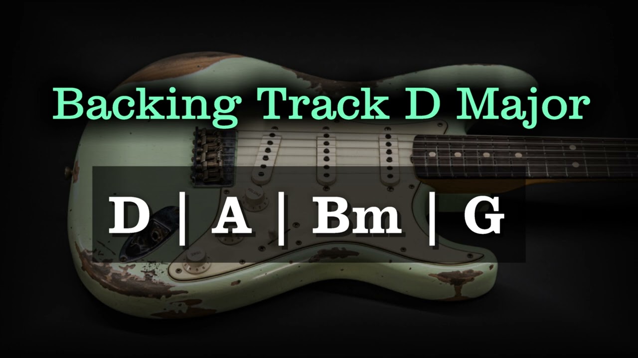 clean guitar backing track