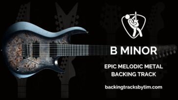 melodic backing track for guitar