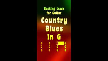 guitar play along track