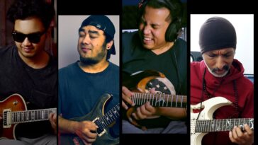 electric guitar jam