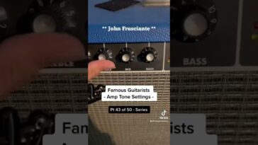 guitar amp settings