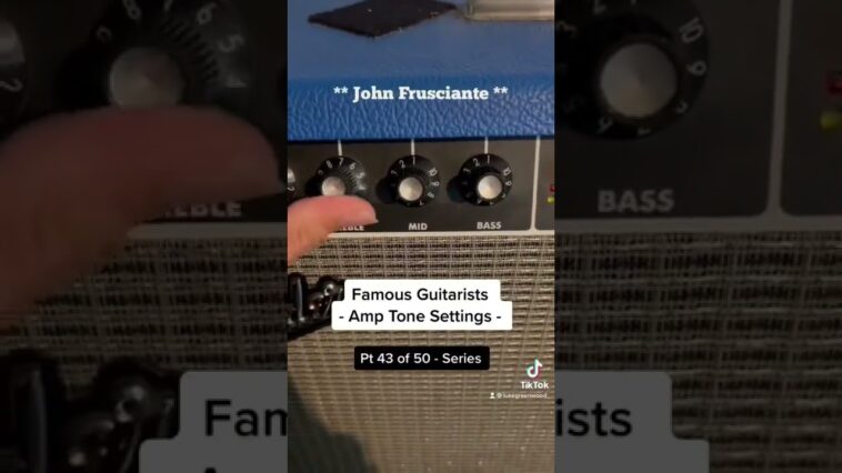 guitar amp settings