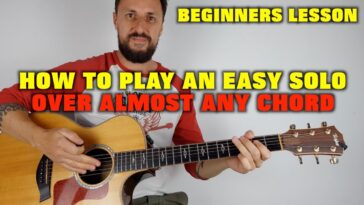 beginner guitar solo