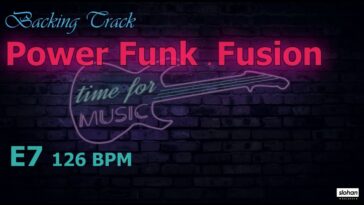 fusion guitar backing track
