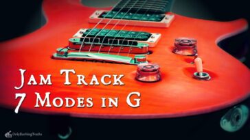 electric guitar practice backing track