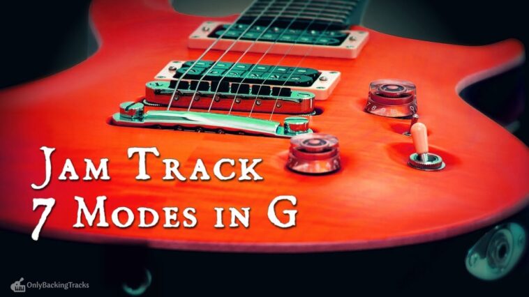 electric guitar practice backing track