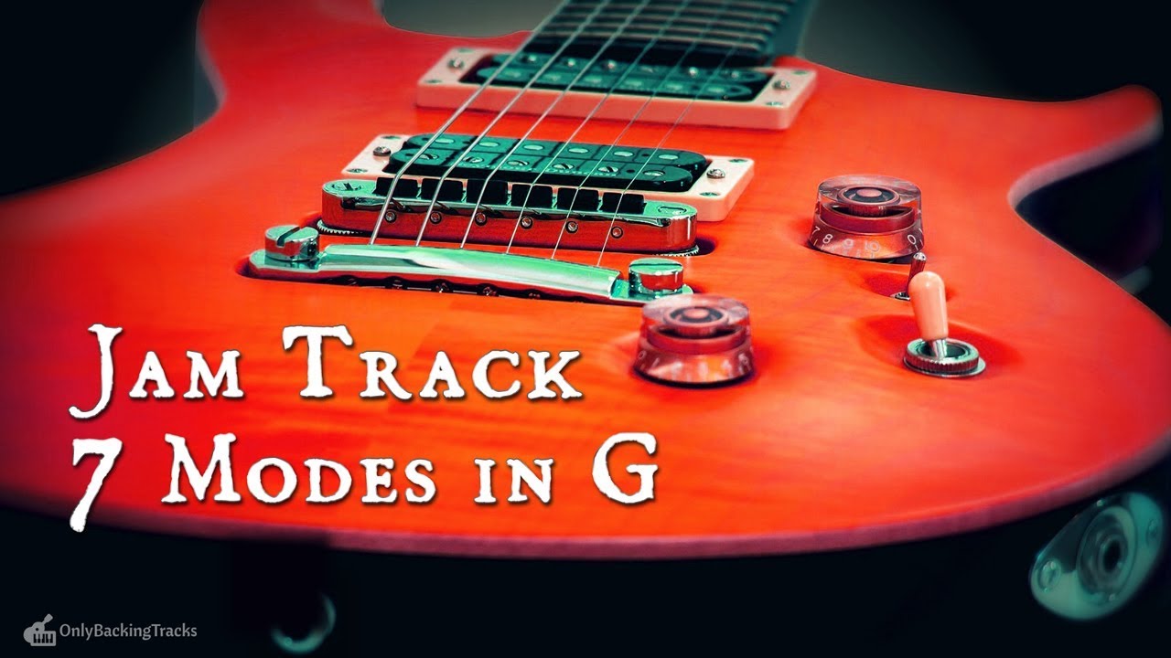 electric guitar practice backing track