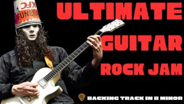 rock guitar backing track royalty free