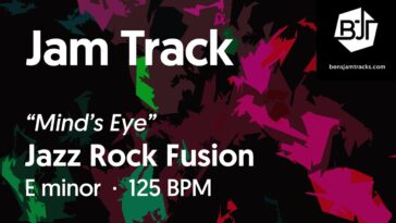 fusion guitar backing track