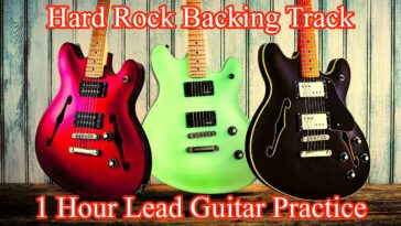 electric guitar practice backing track
