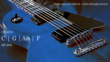 slow guitar jam track free