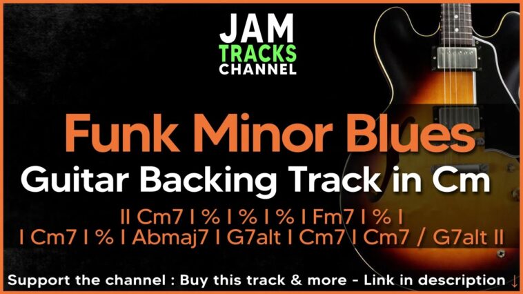 fusion guitar backing track