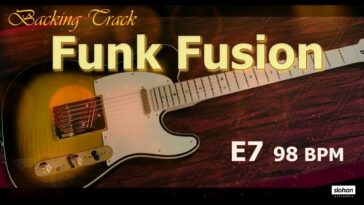 fusion guitar backing track