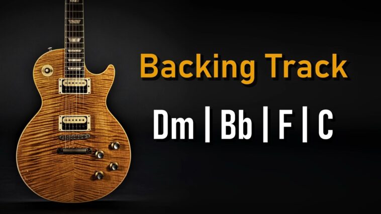 clean guitar backing track