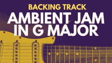 ambient guitar backing track