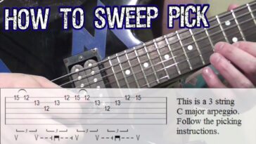 guitar sweep picking