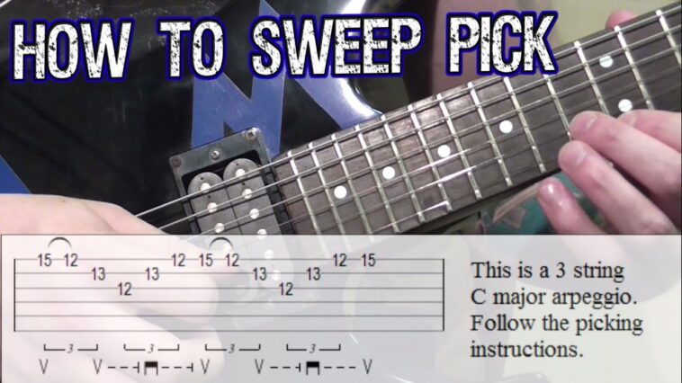 guitar sweep picking