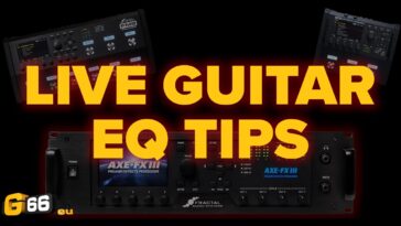 live guitar tone