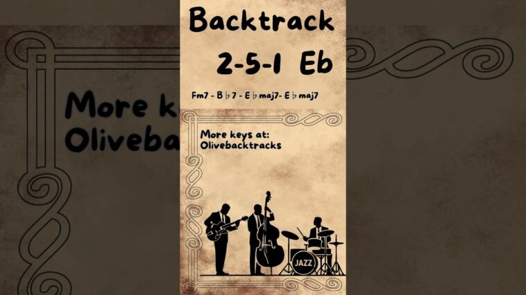 jazz guitar backing track royalty free