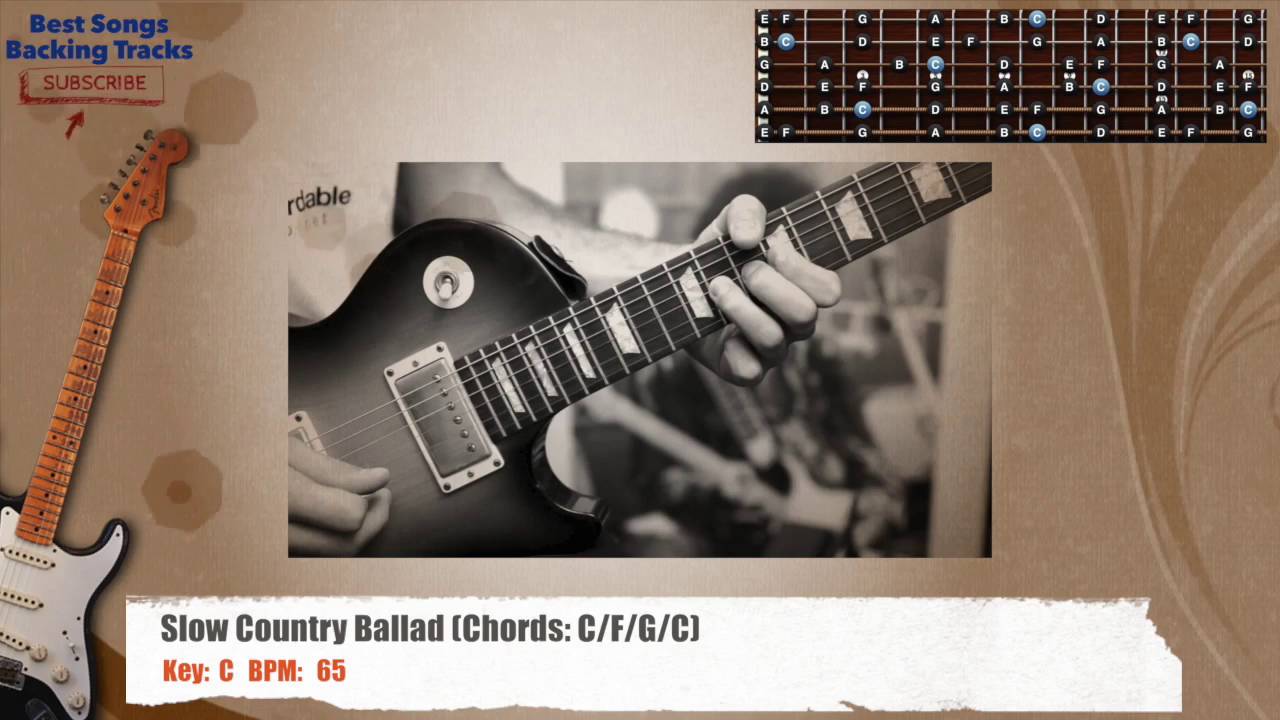 slow guitar jam track free