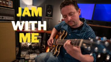jam along guitar track
