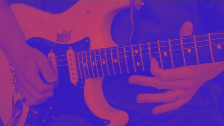 lo-fi guitar backing track