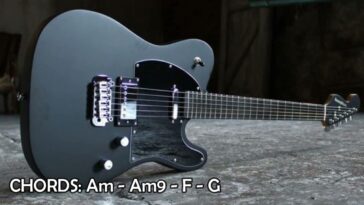 melodic backing track for guitar