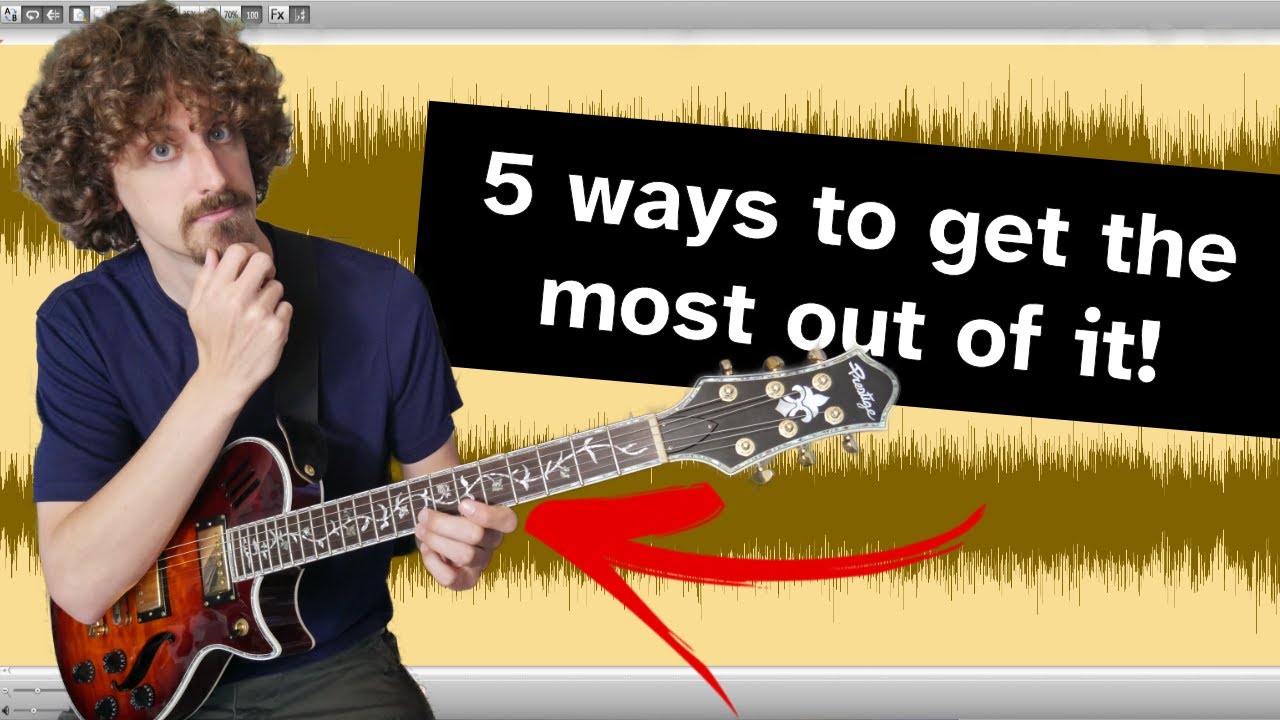 electric guitar practice backing track