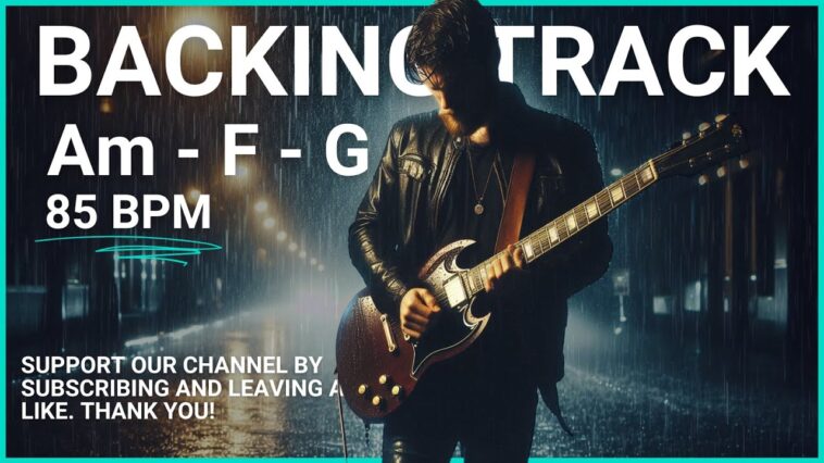 royalty free guitar backing track