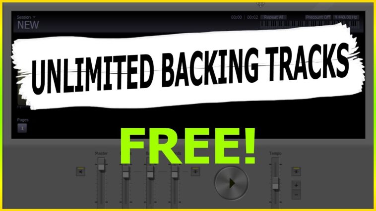 guitar backing music free use