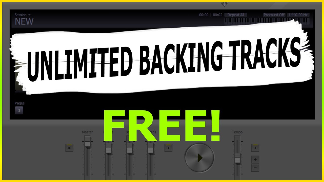 guitar backing music free use