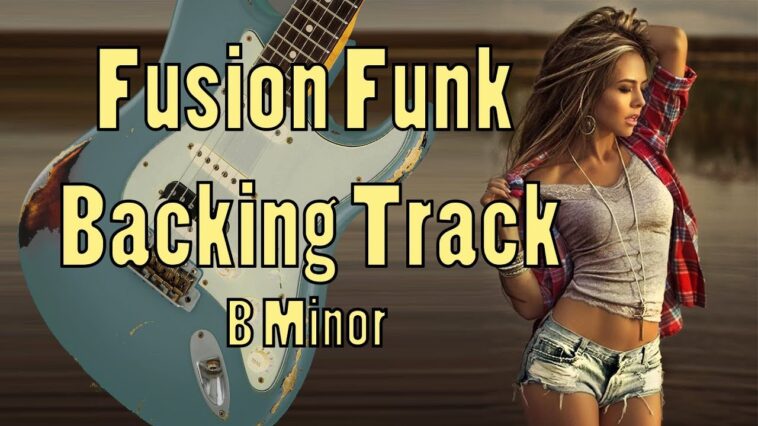 fusion guitar backing track