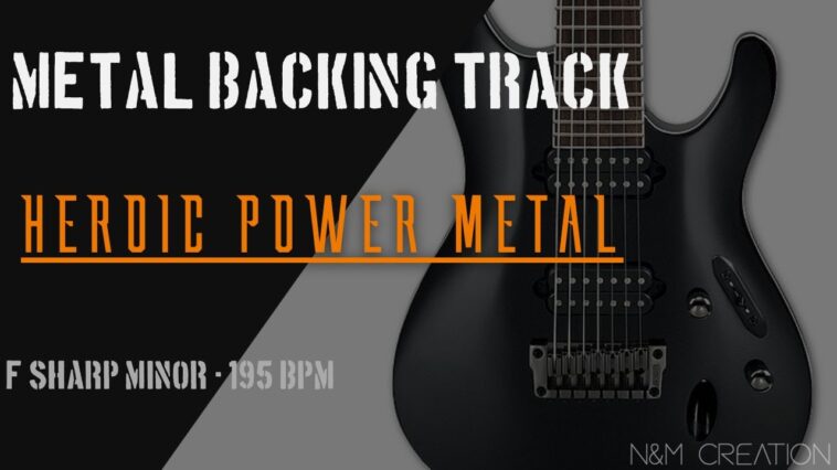 metal backing track