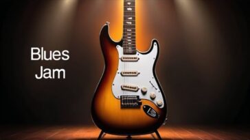 royalty free guitar backing track