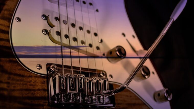 relaxing guitar track for practice