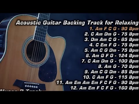 relaxing guitar track for practice