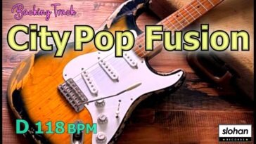 fusion guitar backing track