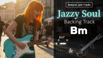 jazz guitar backing track royalty free