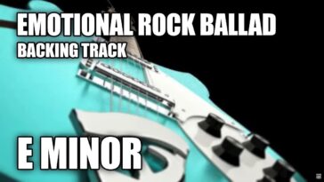 emotional backing track guitar