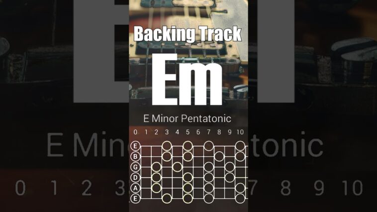 electric guitar practice backing track