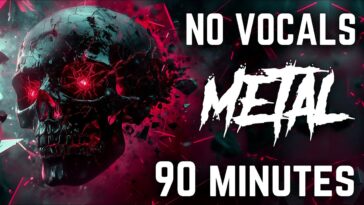 metal backing track no copyright