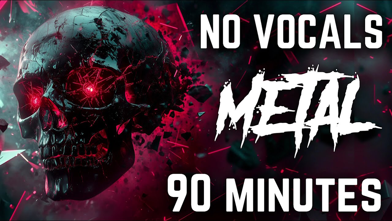 metal backing track no copyright