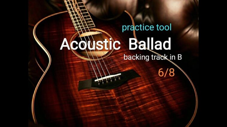 relaxing guitar track for practice