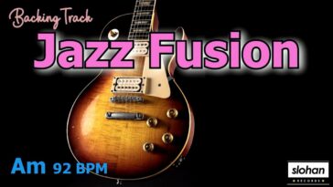 fusion guitar backing track