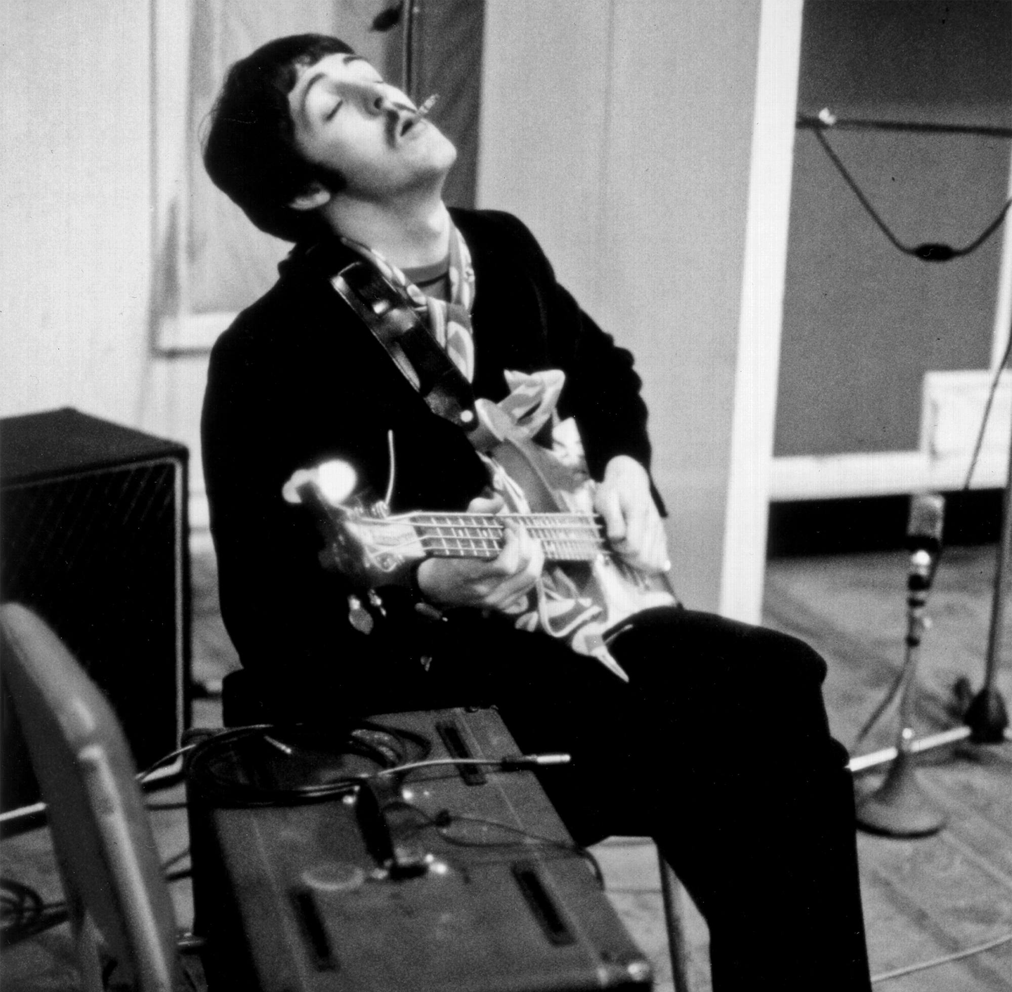 Paul McCartney of the rock and roll band 