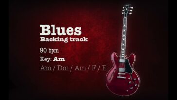 blues guitar backing track free
